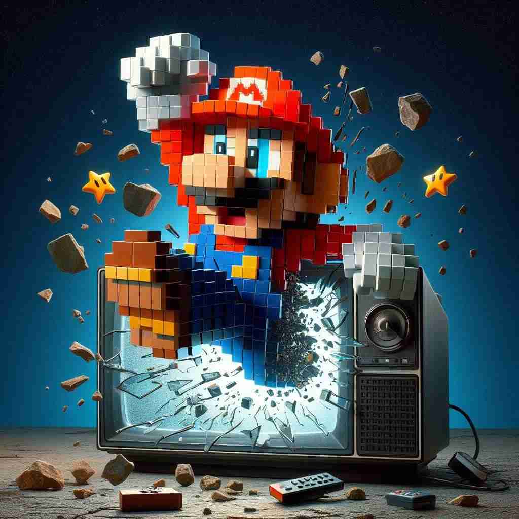 console war |super mario ! videogiochi nel tempo