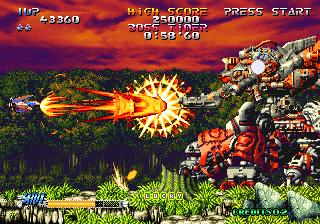 blazing star: un classico del gioco shoot 'em up