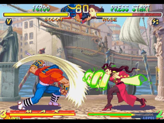 la magia di street fighter alpha