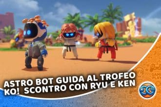 astro bot guida al trofeo ko! scontro con ryu e ken