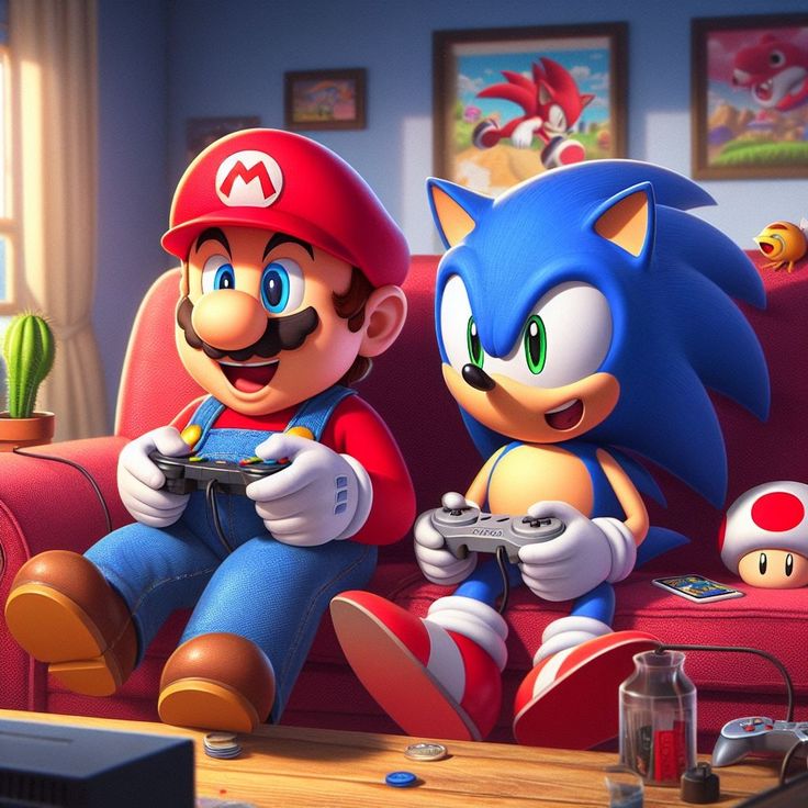 sonic e mario 