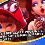 come sbloccare pauline e ninji in super mario party jamboree