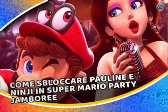 come sbloccare pauline e ninji in super mario party jamboree