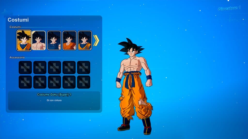 personalizzazione
in dragon ball sparking! zero