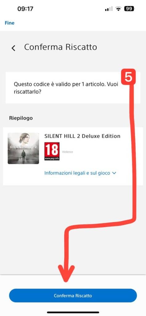 riscattare codice gioco da playstation app (2)