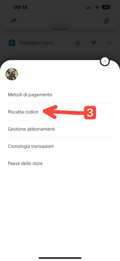 riscattare codice gioco da playstation app (4)