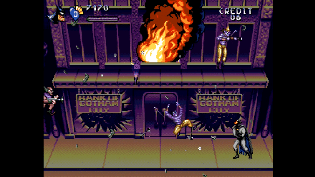 different on the super nintendo 7-55 screenshot - batman