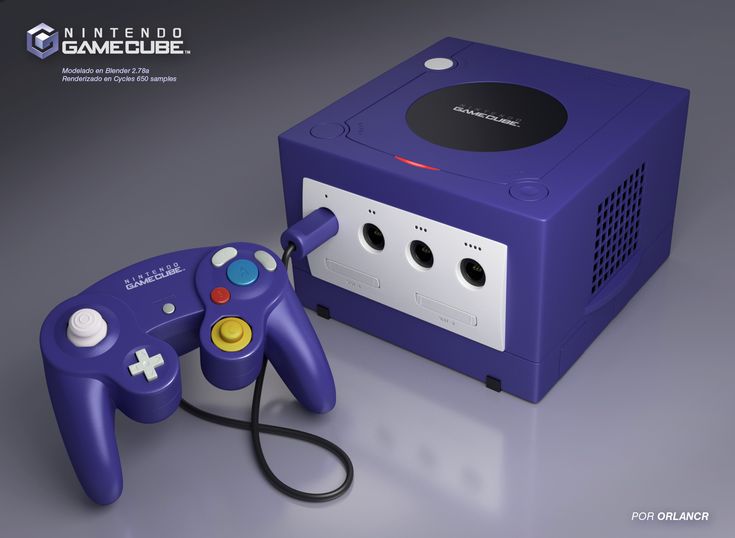 nintendo gamecube 3d model, orlando esquivel