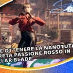 come ottenere la nanotuta segreta passione rosso in stellar blade